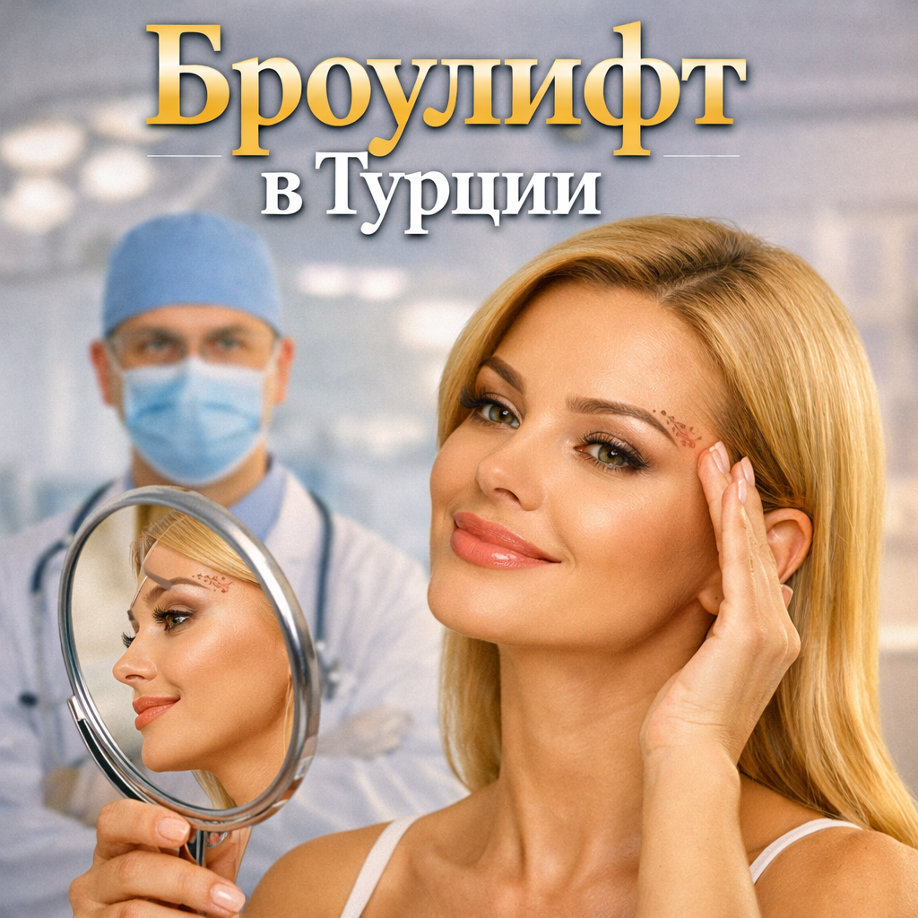 Подтяжка бровей в Турции