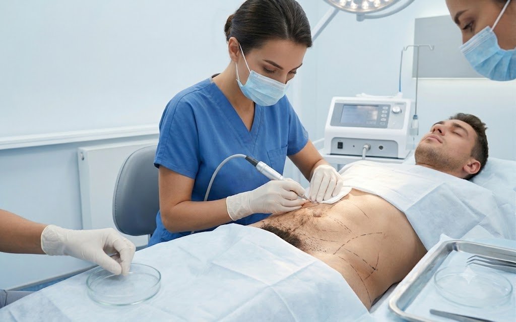 Пересадка волос из лобковой зоны (Genital BHT): Безопасен ли забор графтов и в каких случаях это единственный выход