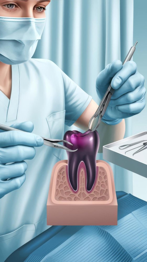 Хирургическое удаление горизонтального зуба мудрости Cayra Clinic