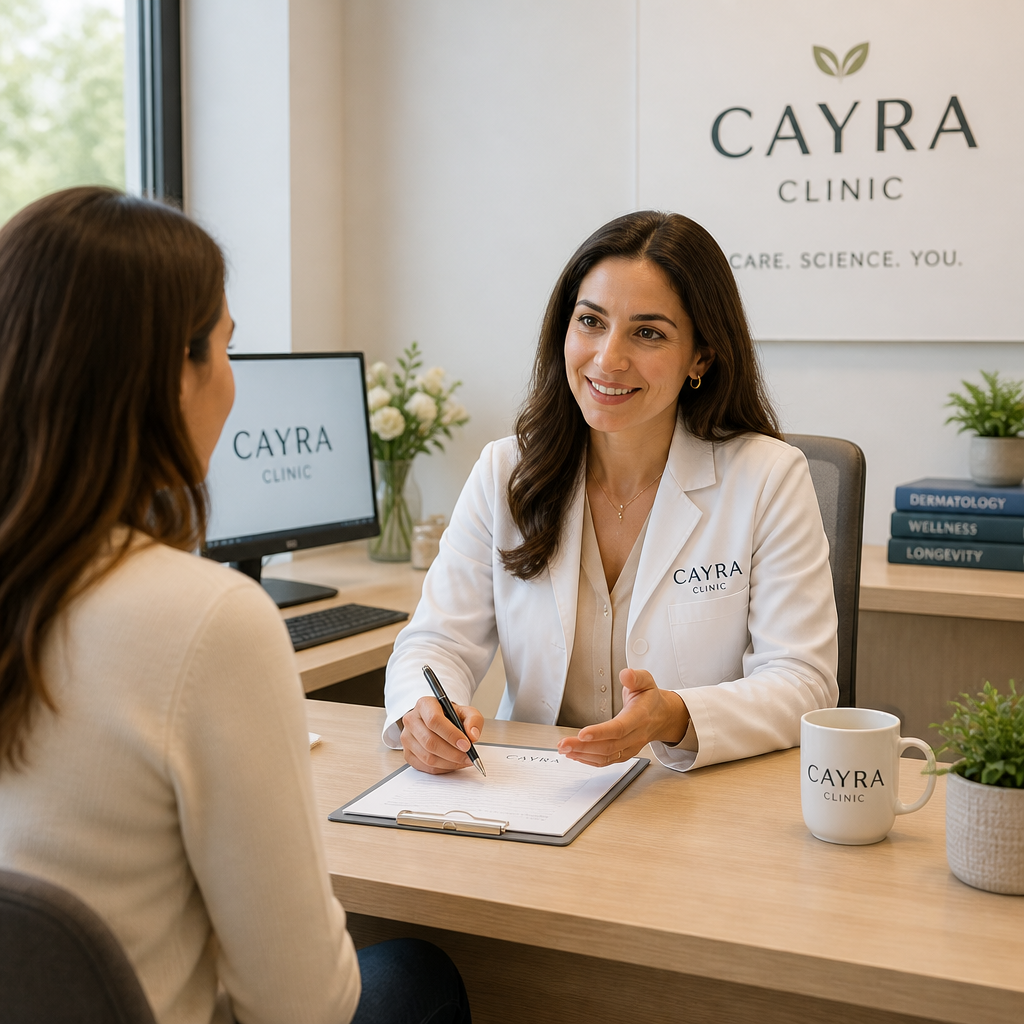 Периареолярный доступ при операции гинекомастии в Cayra Clinic