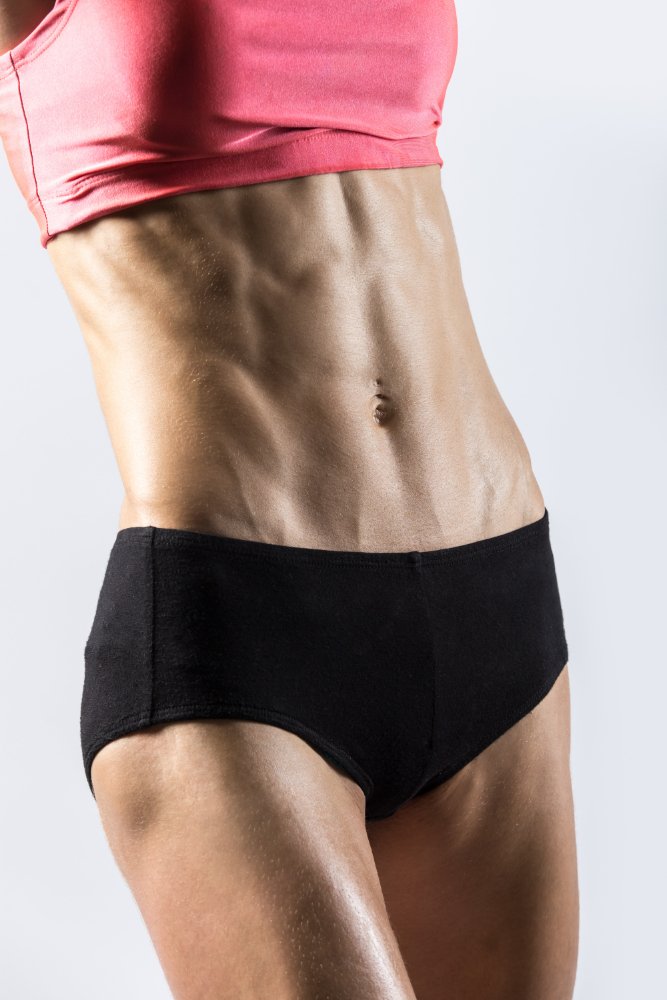 Разметка перед Abdominal Etching операцией в клинике Cayra Clinic