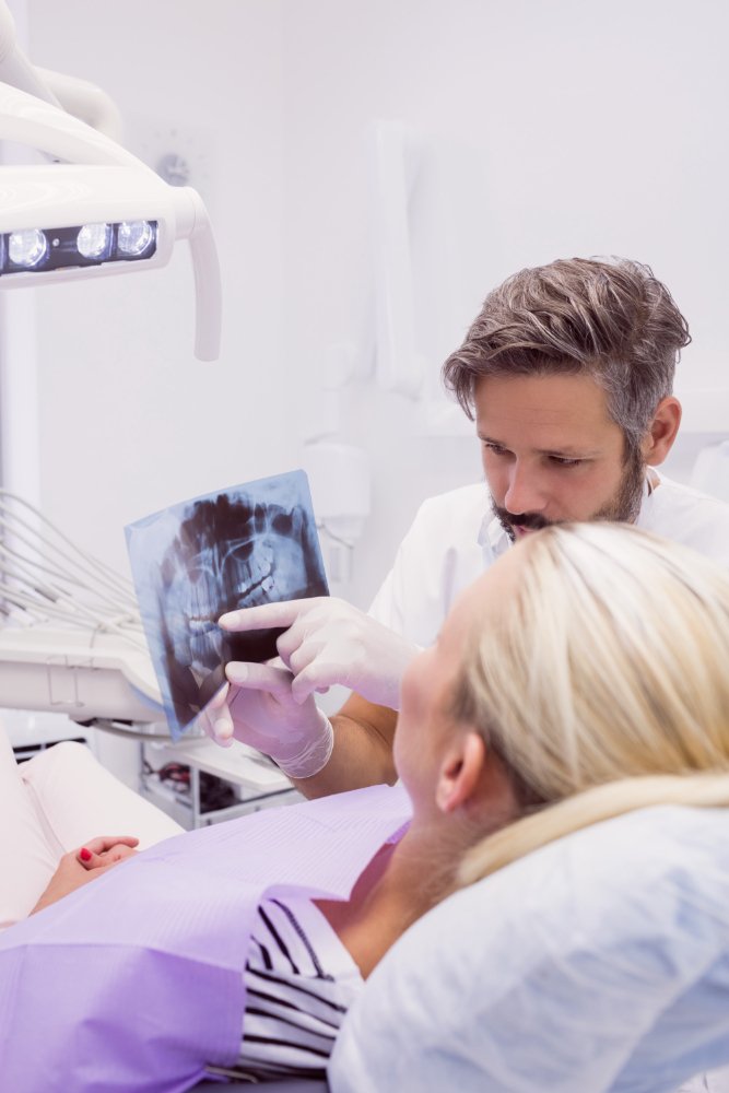 Рентген перед удалением зуба в клинике Cayra Clinic Турция