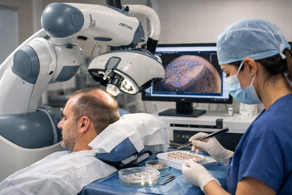 Роботизированная пересадка волос в Турции на оборудовании ARTAS — Cayra Clinic