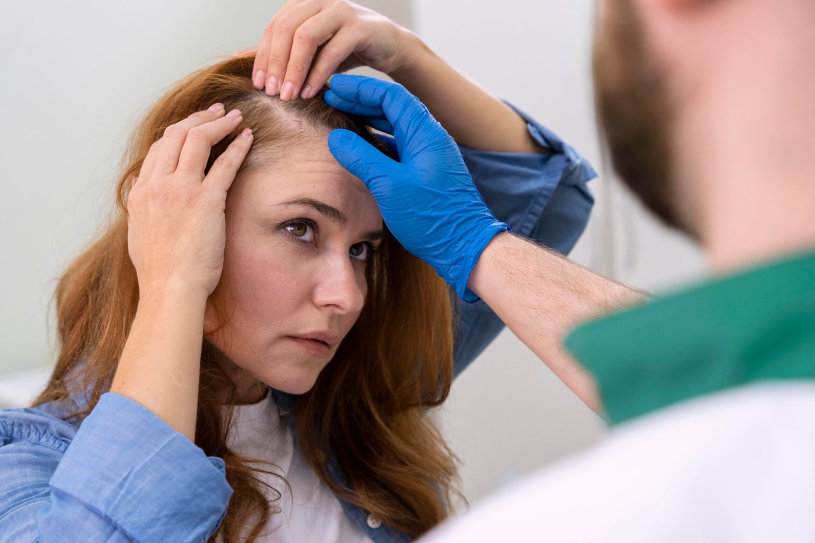 Метод DHI без бритья головы для женщин в клинике Cayra Clinic Турция